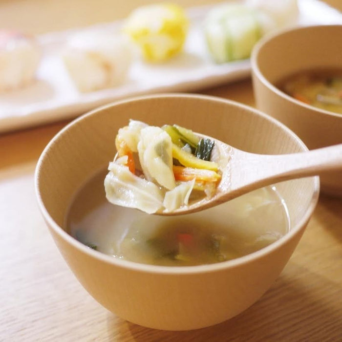 10分で料亭の味「野菜の旨み味噌汁」