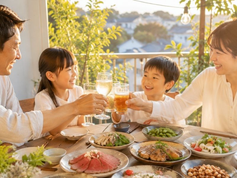 五月の風を感じながら。ベランダで楽しむ“おうち晩酌”