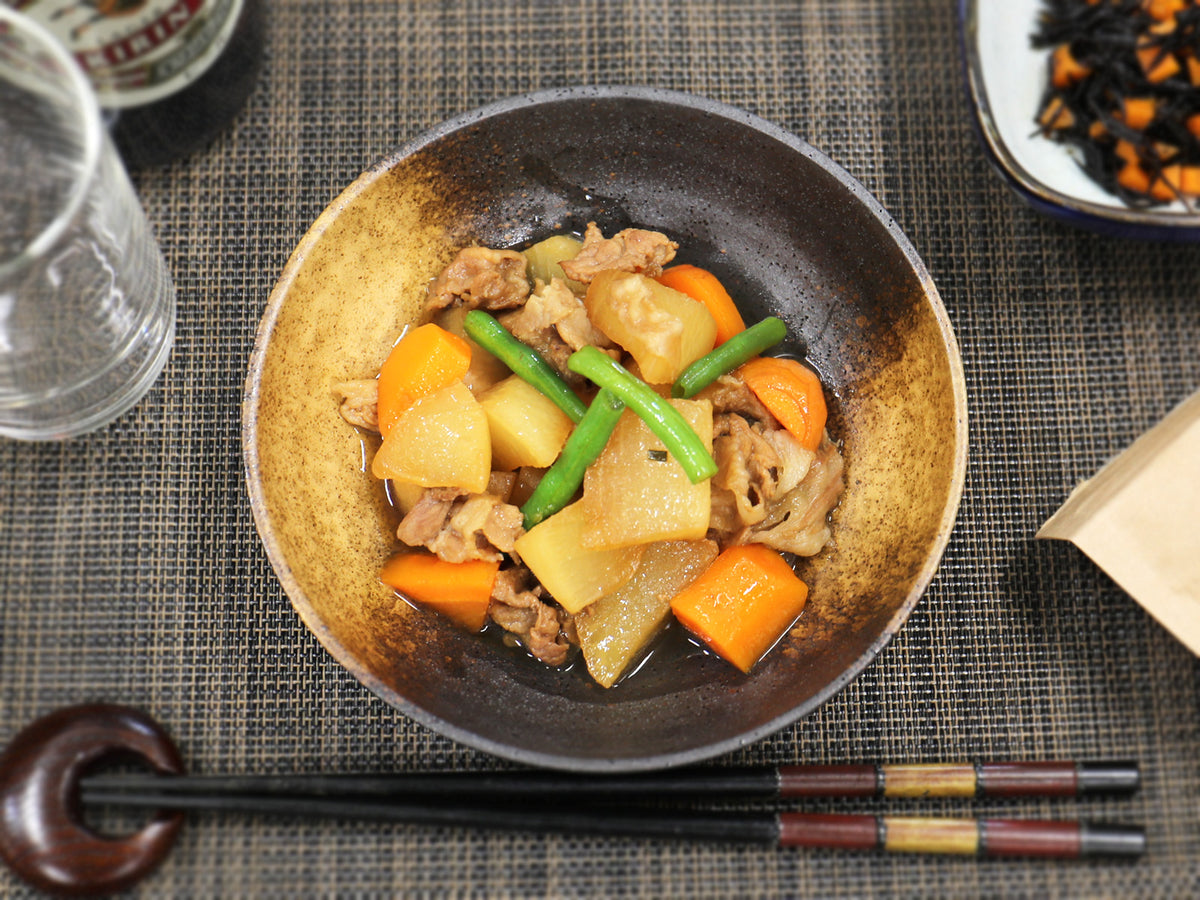Stir-fried pork and radish