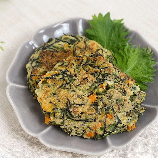 ひじき豆腐ハンバーグ｜米粉でヘルシー