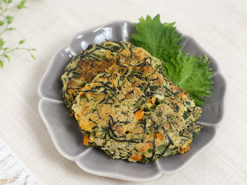 ひじき豆腐ハンバーグ｜米粉でヘルシー