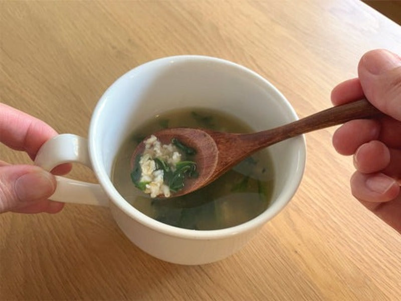レンジで簡単！プロテインオートミールスープ