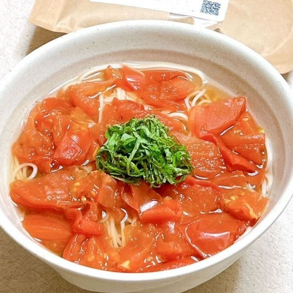 だし香るさっぱりトマト大葉そうめん