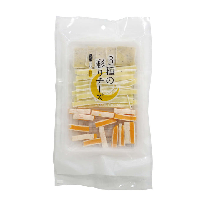 扇屋食品 三種の彩りチーズ 1袋85g 1袋/2袋/3袋/5袋 チータラ チーたら 食品 おやつ チーズ 鱈 おつまみ 酒のつまみ お菓子 乾物 魚介 珍味 メール便 送料無料 前田家 MAEDAYA