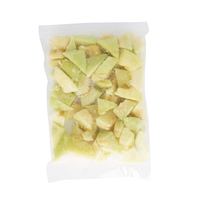 Domestically produced, Kagoshima Prefecture, Earl's melon, seeds, pulp, skinless, frozen, 1kg (1000g) x 2 bags, cut, sliced, muskmelon, melon, additive-free, economical, for commercial use