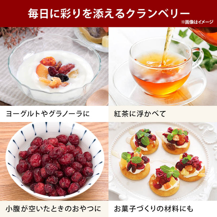 前田家 ドライクランベリー ホール 90g/170g/360g ラトビア産 無添加 ドライフルーツ ドライ クランベリー ヨーグルト 1000円ポッキリ 送料無料 メール便 MAEDAYA