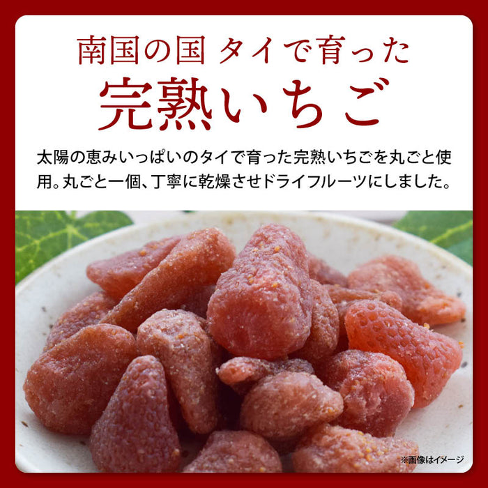 前田家 いちご ドライフルーツ 半生 イチゴ 苺 130g/270g/500g ドライいちご ドライストロベリー 丸ごと 甘い香り おやつ ビタミンC 葉酸 食物繊維 スイーツ 美容 健康 送料無料 MAEDAYA