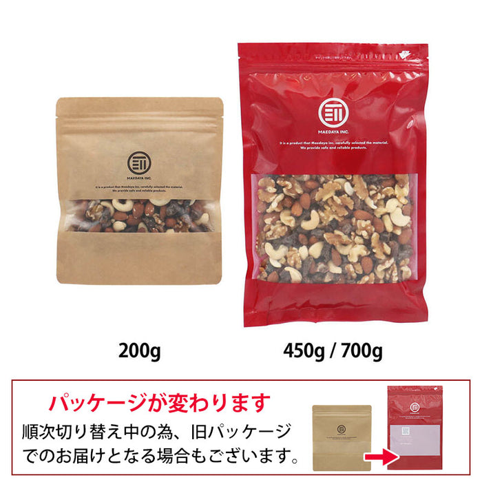前田家 無添加 デーツダイス入りミックスナッツ アーモンド クルミ カシューナッツ 保存料・着色料・甘味料・調味料・香料不使用 ドライフルーツ 美容 健康 食物繊維 ヨーグルト グラノーラ 朝食 チャック付 送料無料 MAEDAYA