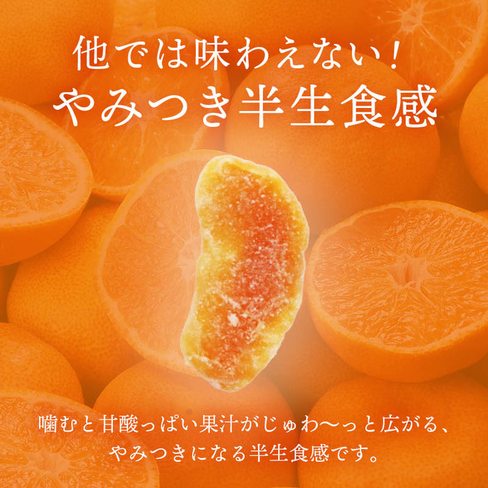 半生 ドライみかん 温州みかん ドライフルーツ ミカン 蜜柑 ドライオレンジ スイーツ お菓子 おやつ ビタミン チャック袋 小分け