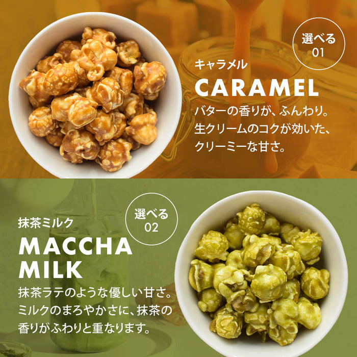 前田家 選べる 4種 フレーバーポップコーン キャラメル / 抹茶ミルク / ラズベリー / 3種ミックス 120g/280g/400g マッシュルーム型 お菓子 スイーツ おやつ 映画 送料無料 MAEDAYA