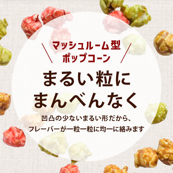 前田家 選べる 4種 フレーバーポップコーン キャラメル / 抹茶ミルク / ラズベリー / 3種ミックス 120g/280g/400g マッシュルーム型 お菓子 スイーツ おやつ 映画 送料無料 MAEDAYA