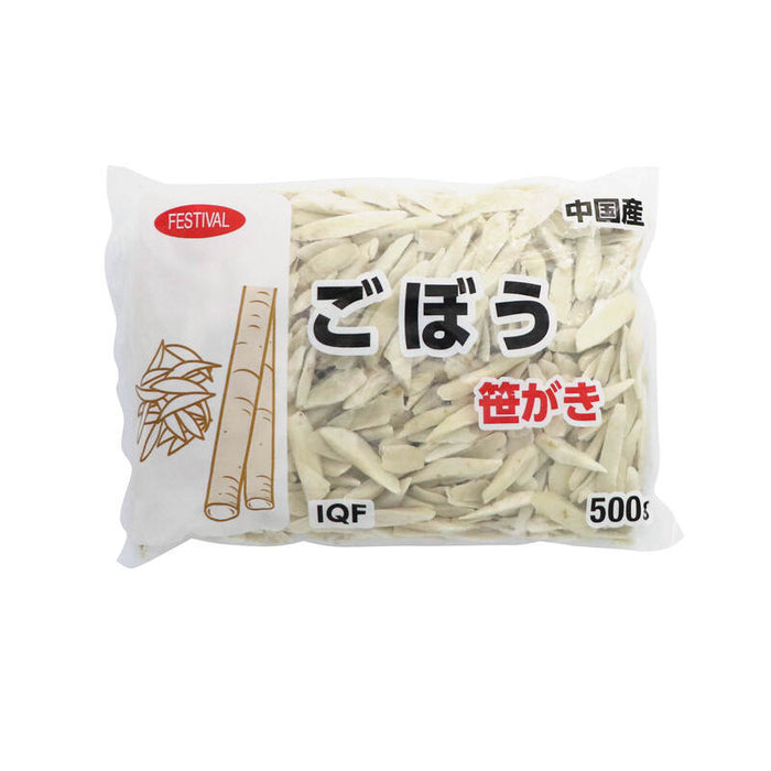 岩田産業 笹がきごぼう 2kg (500gx4) 冷凍 下処理済 牛蒡 ごぼう 笹がき ささがき 冷凍牛蒡 冷凍ごぼう ゴボウ 冷凍食品 冷凍野菜 時短 まとめ買い 大容量 業務用 前田家 送料無料 MAEDAYA