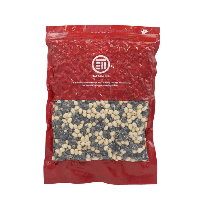 Domestic roasted soybeans and black soybeans mix 100g No additives, no coloring, no salt, no oil, Hokkaido-produced, natural food, Setsubun, bean-throwing, isoflavones, roasted soybeans, roasted soybeans, whole soybeans [Rich Life]
