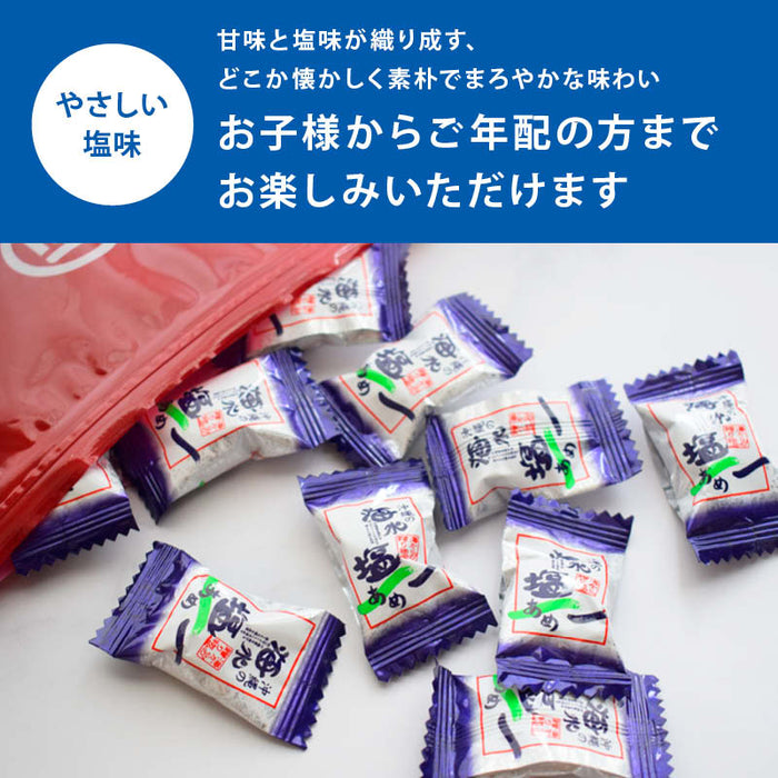 Maeda Family Additive-Free Okinawa Sea Salt Candy - Sweet and Smooth - Individually Packaged - Made with Natural Sea Salt - No Artificial Sweeteners or Food Additives - Minerals, Sodium, Salt Replenishment, Heat Stroke