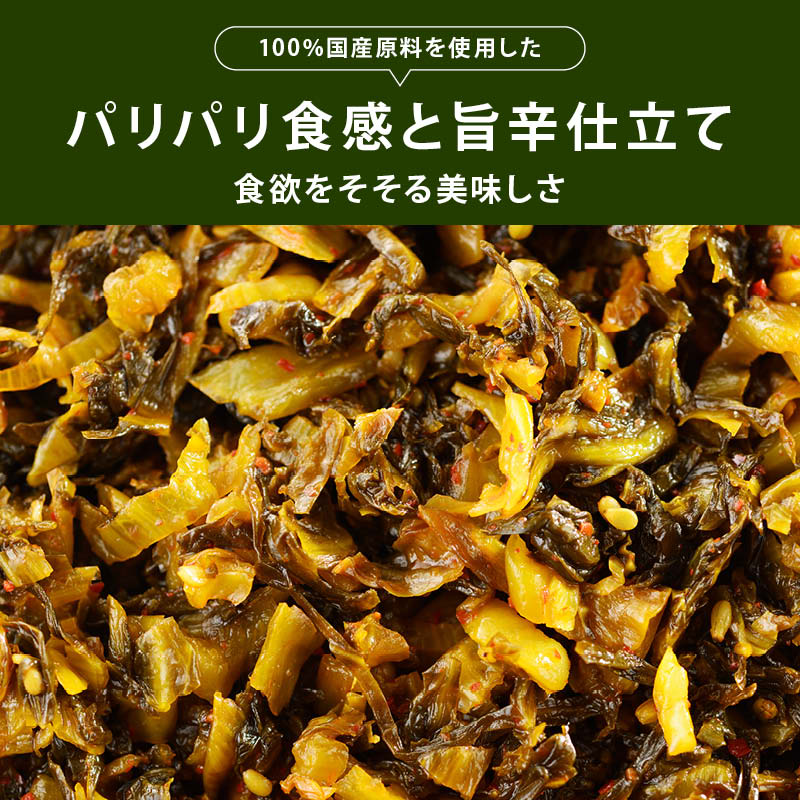 ピリ辛 辛子高菜 九州 からし高菜 旨辛 高菜 国産 (150g/袋) お試しセット おつまみ おかず ご飯のお供 漬け物 九州・福岡県 お土産