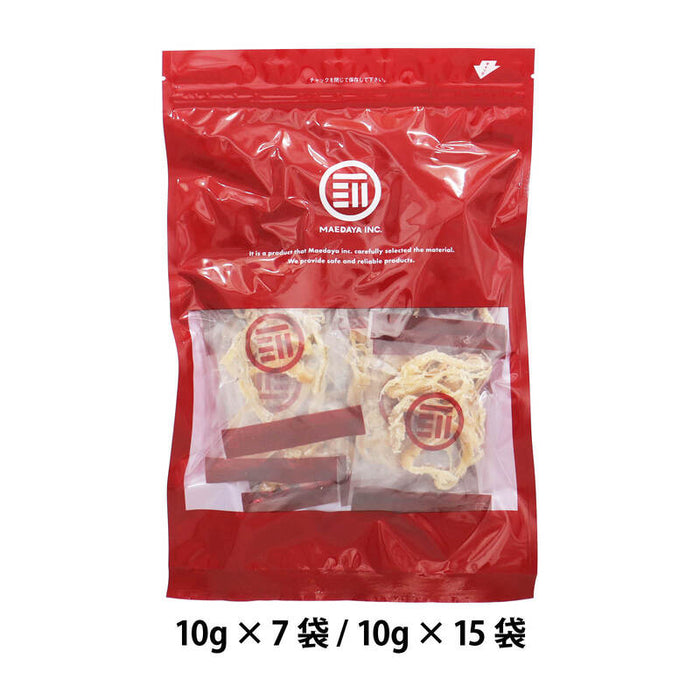 前田家 皮付さきいか 個包装 70g/150g/300g (7袋～30袋入) さきいか 皮付きさきいか 皮付 サキイカ スルメ するめ イカ いか 烏賊 日本酒 おつまみ 珍味 メール便 送料無料 MAEDAYA