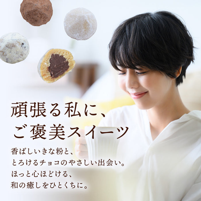 前田家 きなこショコラ 選べるフレーバー プレーン ココア キャラメル ミックス きな粉 菓子 グルテンフリー 和風 チョコレート きなこ スイーツ お菓子 おやつ チョコ メール便 送料無料 MAEDAYA