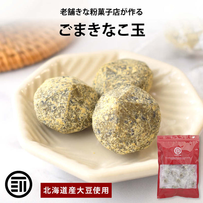 前田家 ごまきなこ玉 140g/300g 北海道産大豆使用 無添加 個包装 きな粉 きなこ 黒ごま 和菓子 グルテンフリー 手土産 スイーツ お菓子 おやつ お茶請け 和風 メール便 送料無料 MAEDAYA