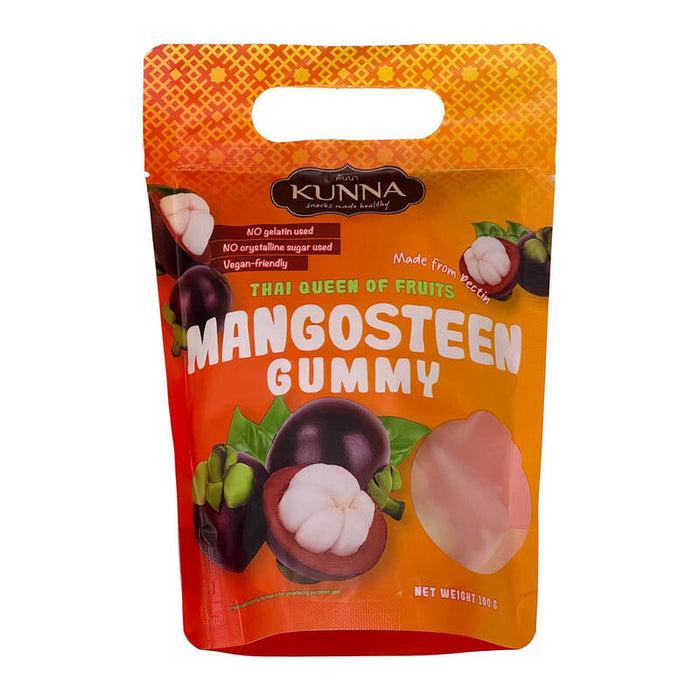 カンナ マンゴスチングミ 1袋/2袋/3袋 1袋100g タイ ゼラチンフリー マンゴスティン グミ ソフトグミ コラーゲン 果汁 KUNNA 前田家 1000円ポッキリ 送料無料 メール便 MAEDAYA