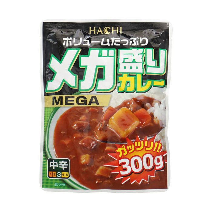 ハチ食品 メガ盛りカレー 中辛 3袋/22袋 (1袋300g) カレー レトルト パウチ レトルトカレー レトルト カレーライス 非常食 保存食 メガ盛り 大盛 大盛り まとめ買い 送料無料 MAEDAYA 前田家
