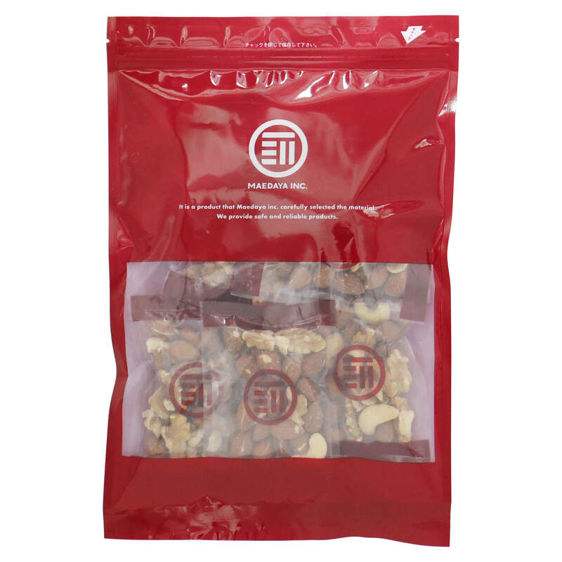 3種 ミックスナッツ 小袋 7日分(7袋入り) 素焼き ナッツ 無塩 無油 生くるみ 素焼きアーモンド 素焼きカシューナッツ 個包装 前田家