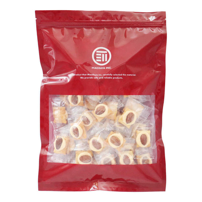 前田家 アーモンドチーズおかき うす焼き 個包装 丸ごとアーモンド 濃厚チーズ しょう油味 国産米  国内加工 ロングセラー 薄焼 うすやき おかき せんべい 煎餅 あられ おつまみ おやつ 欧風 お土産 帰省 メール便 送料無料 MAEDAYA