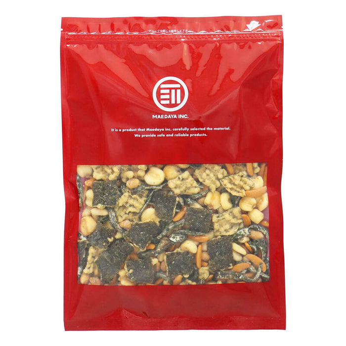 前田家 贅沢おつまみ6種ミックス のり天 柿の種 バタピ－ 辛マヨジャイコーン あおさ小魚 ハニーバターピーナッツ おつまみ おやつ お茶請け スナック 宅飲み 家飲み メール便 送料無料 MAEDAYA