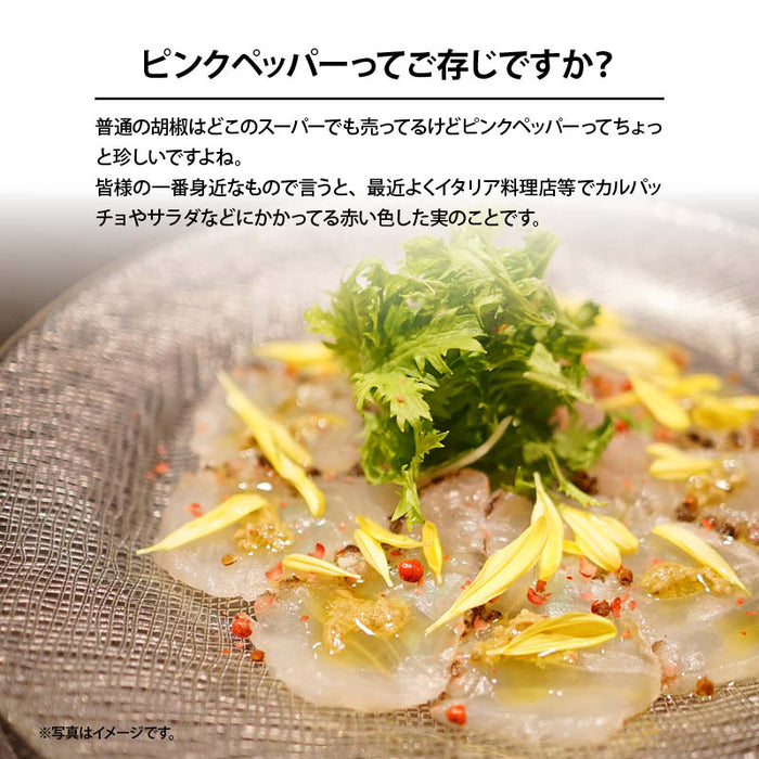 ピンクペッパー ホール 50g/100g マダガスカル産 希少 最高品質 無農薬 無化学肥料 胡椒 スパイス ハーブ 香辛料 ステーキ パスタ お徳用 家庭用 業務用