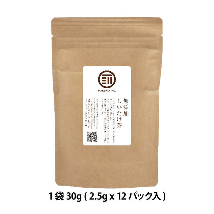 前田家 国産 無添加 しいたけ茶 ティーバッグ 無塩 無香料 無着色 化学調味料無添加 健康茶 美と健康 ノンカフェイン お吸い物 スープ お茶漬け 雑炊 料理 レシピ お取り寄せ チャック袋 家庭用 メール便 送料無料 MAEDAYA