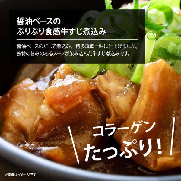 博多流 牛すじ 煮込み しょうゆ味 2パック（200g×2） 牛スジ 牛筋 すじ肉 醤油 レトルト 惣菜 煮物 おかず 常温 食品 おつまみ 酒の肴 非常食 お徳用 業務用