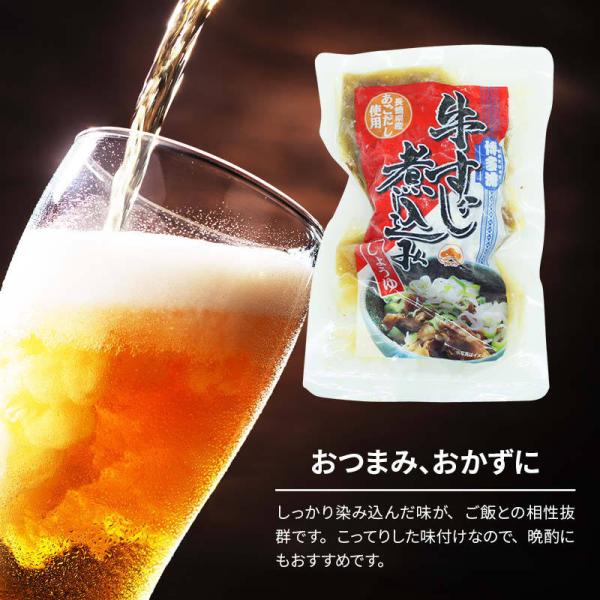 博多流 牛すじ 煮込み しょうゆ味 2パック（200g×2） 牛スジ 牛筋 すじ肉 醤油 レトルト 惣菜 煮物 おかず 常温 食品 おつまみ 酒の肴 非常食 お徳用 業務用